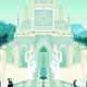 The Las Lajas Shrine as it appears in fantasy RPG Cris Tales.
